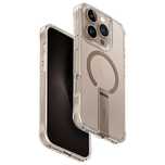 UNIQ etui Eleva with Vertica Stand iPhone 16 Pro 6.3" złoty/taupe gold