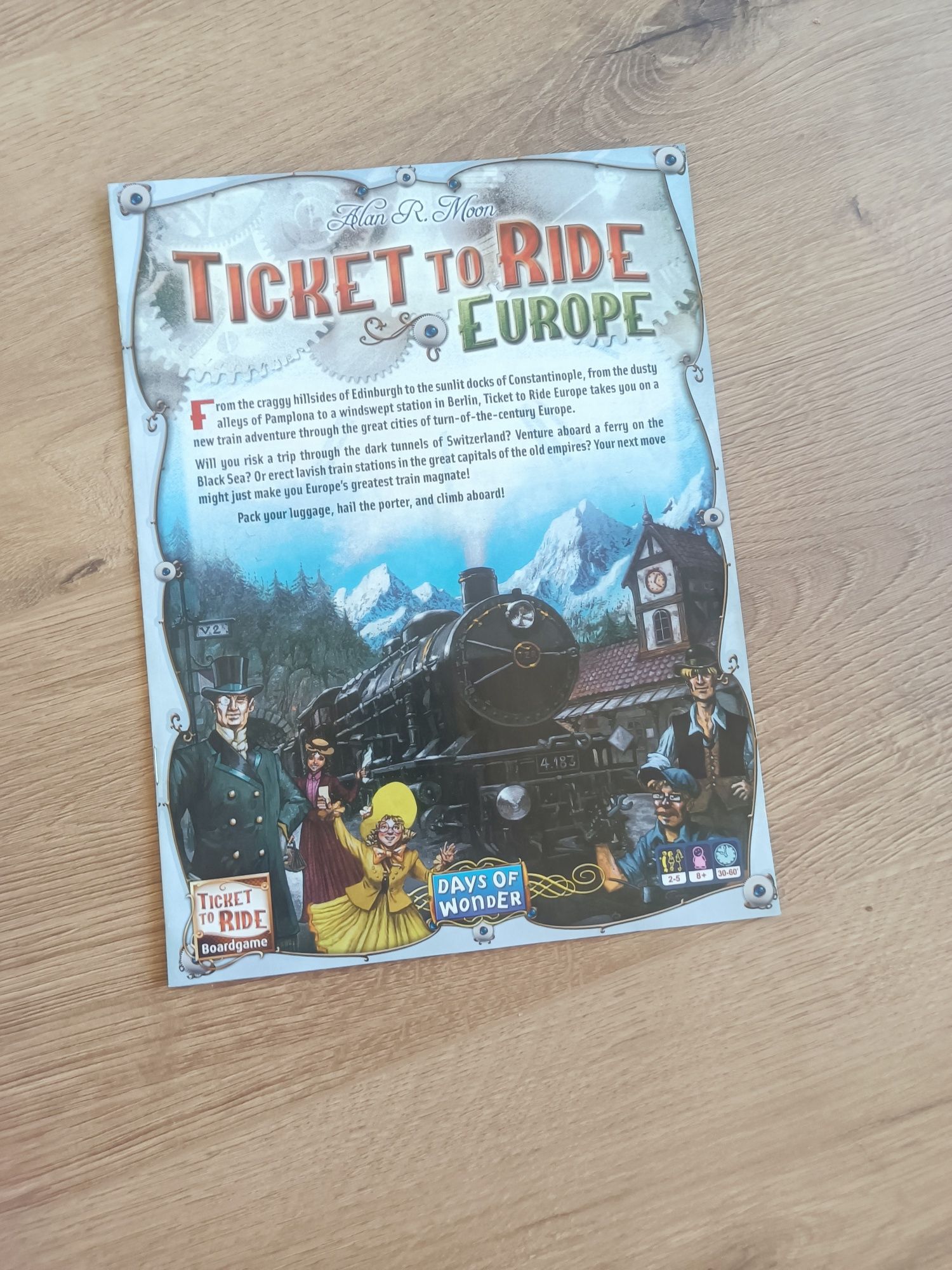 Ticket to ride Europe настільна гра