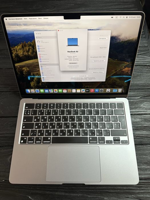 Apple Macbook Air 13.6 M2 8/256 gb 87 циклов