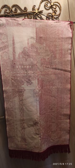 Kilim Gobelin Dywanik modlitewny klęcznik z czasów PRL