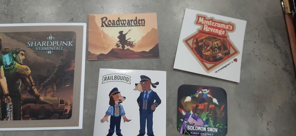 naklejki z gier dla kolekcjonerów pc i konsol - zestaw