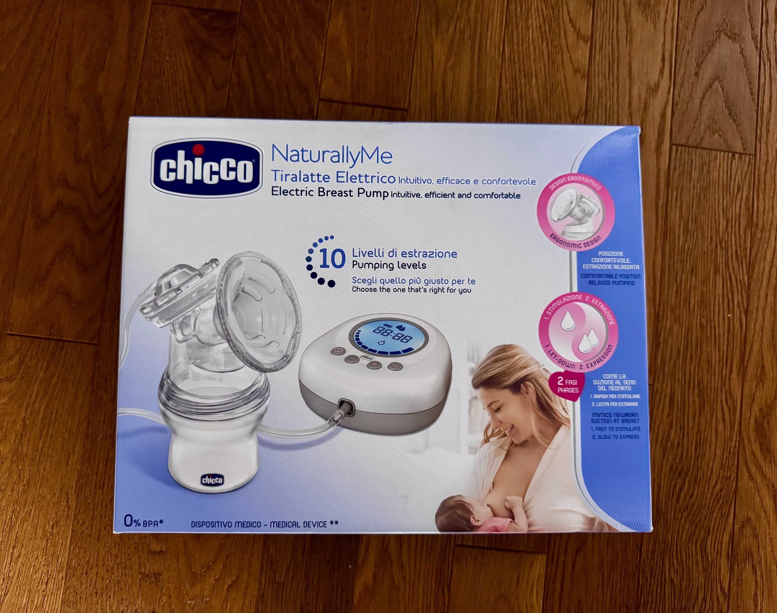 Laktator elektryczny Chicco NaturallyMe - stan idealny