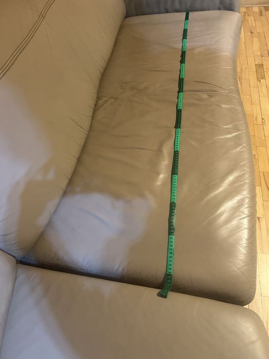 Sofa ze skóry z funkcją spania