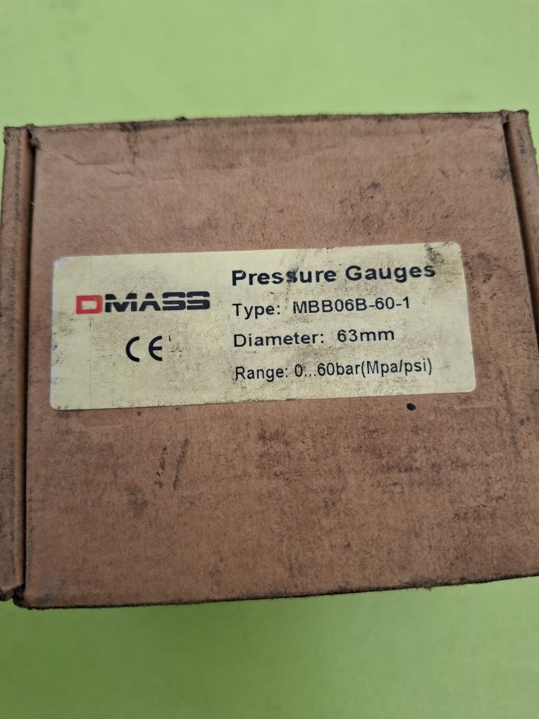Манометр DMASS MBB06B-60-1  63mm/0...60bar