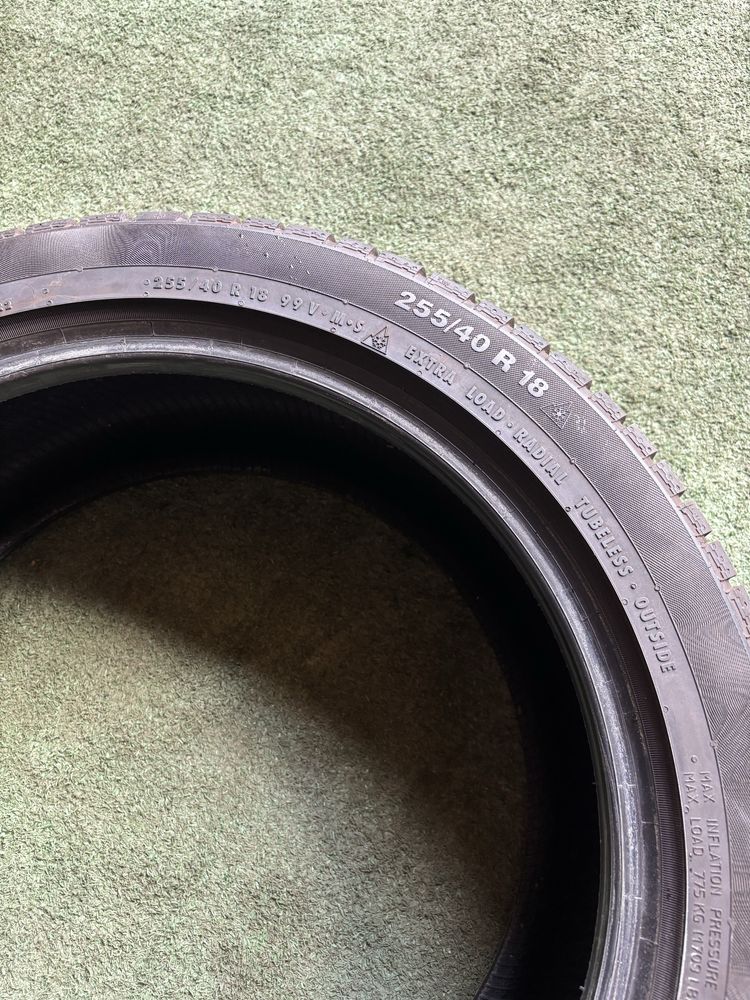 2x 255/40R18 99V Continental CONTIWINTERCONTACT TS830P opona zimowa