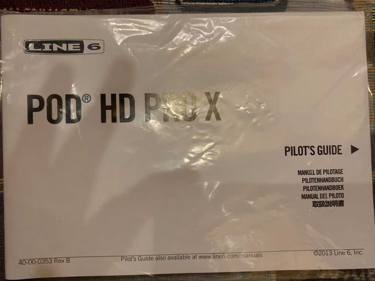LINE6 POD HD PRO X Мультиэффект процессор для электрогитары