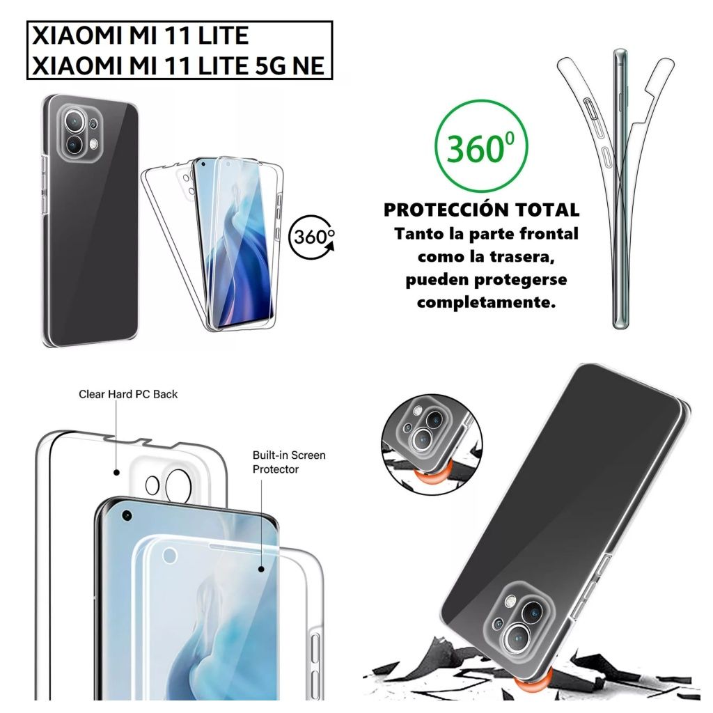 Capa 360 P/ Xiaomi Redmi Note 10 Pro / Note 10 Pro Max / Mi 11 Lite -2