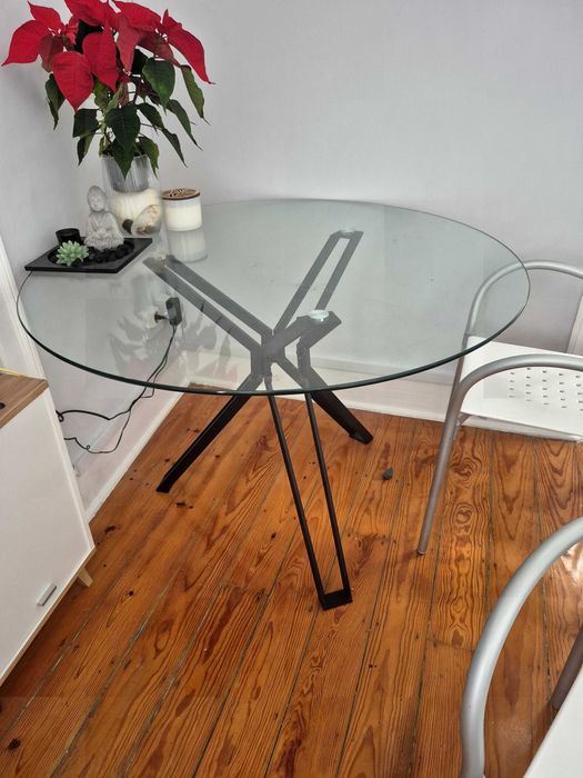 Used mirror table