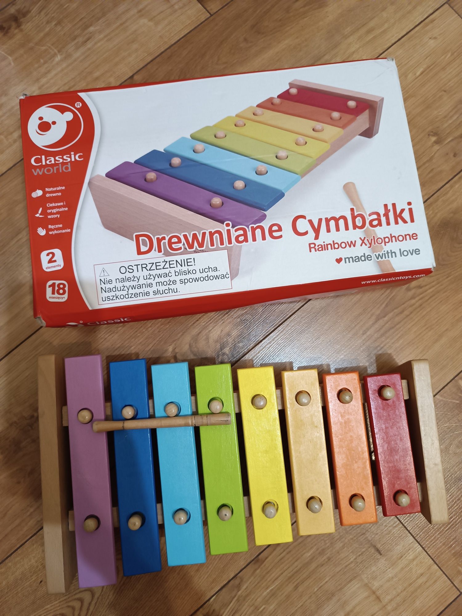 Drewniane cymbałki Classic World