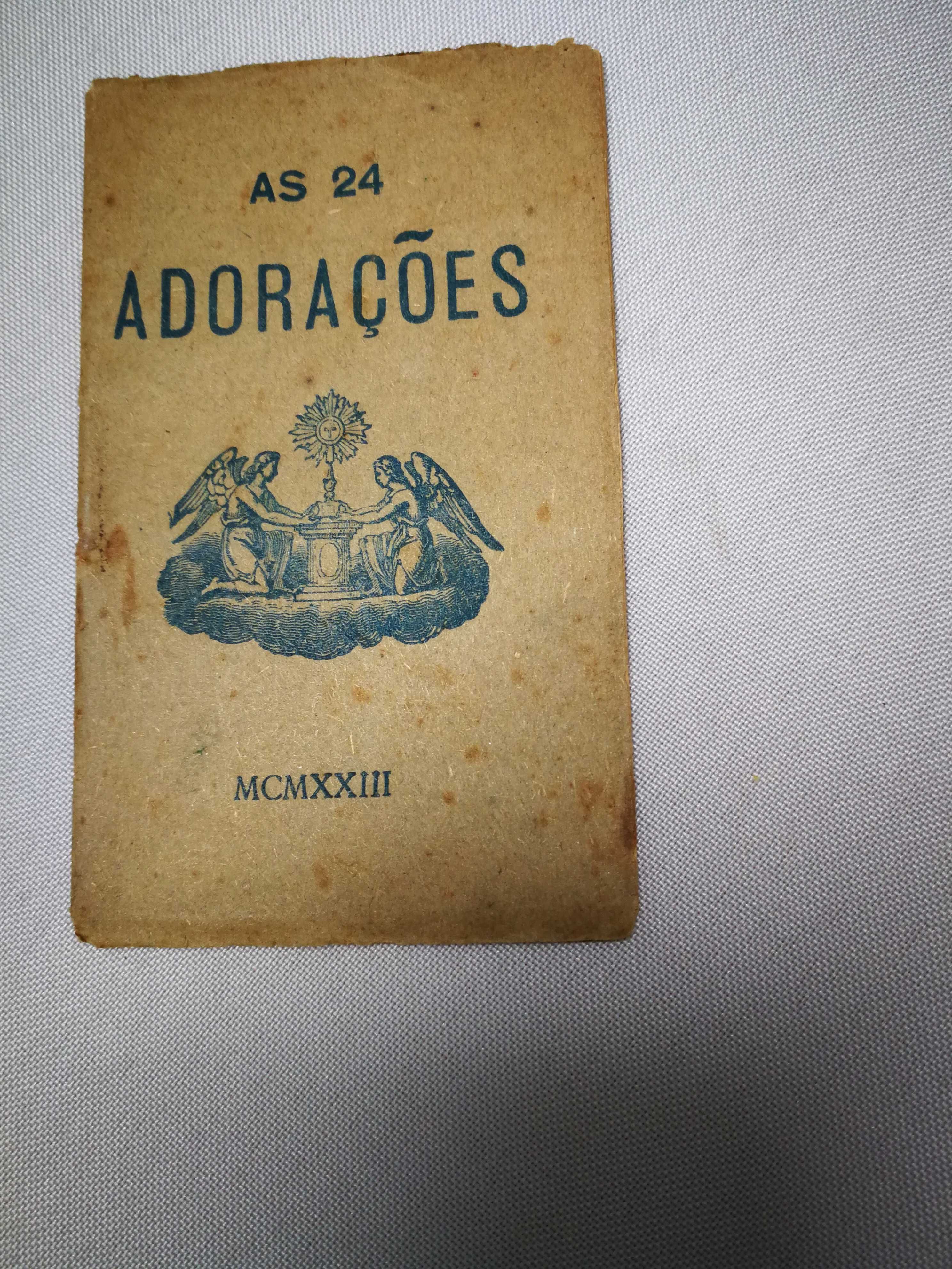 as 24 adorações - um livrinho religioso mínimo de 1923