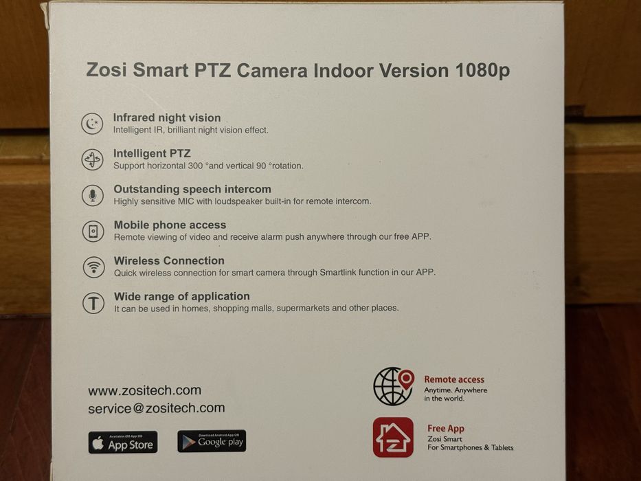 Câmara de segurança Zosi 360