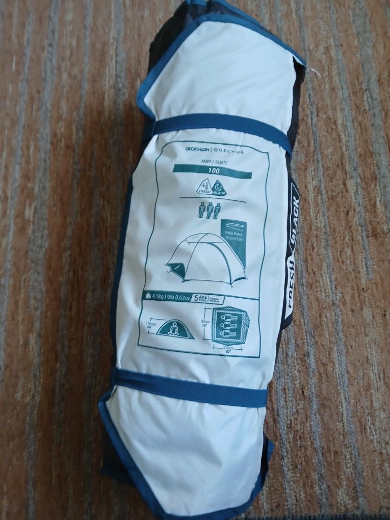 Vendo tenda Fresh Black, para 3 pessoas.