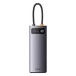 Hub Usb-C Baseus 7W1 Metal Gleam 4K Hdmi Ethernet Rj45 Do Laptopa