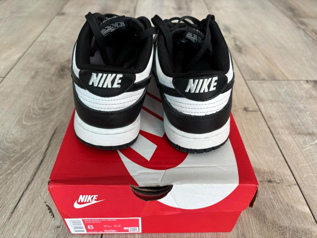 Buty trampki Nike Dunk Low Retro Panda 41 skóra gwarancja paragon