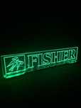 Fisher logo lampka LED
