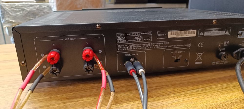 Усилитель Advance acoustic maa-402 (кінцевий підсилювач)