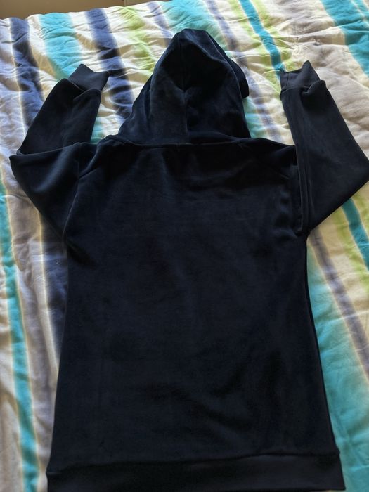 Gruba bluza Tom& Rose S/36 ozdobne sznurki kieszenie gruby kaptur