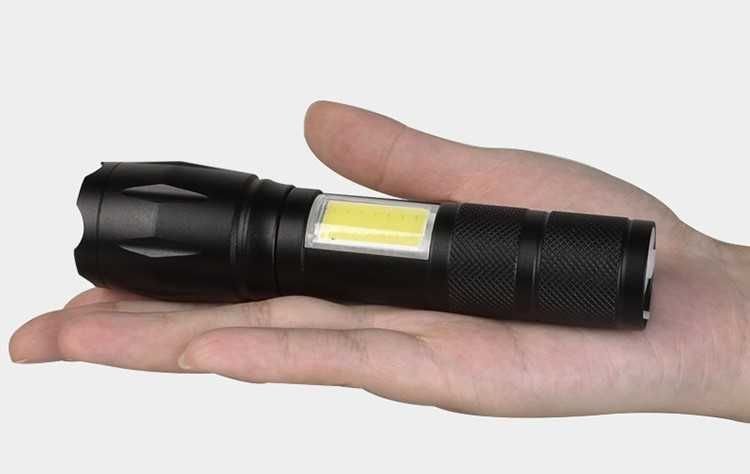 Ліхтарик ручний SJ-525. USB-зарядка, три режими, регуляція світла