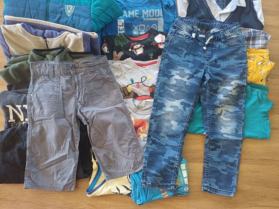 Paka ubrań dla chłopca rozm. 128