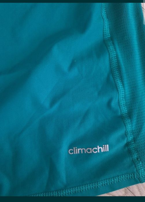 Bluzka zielona  tunika sportowa techfit s 36 adidas climachill