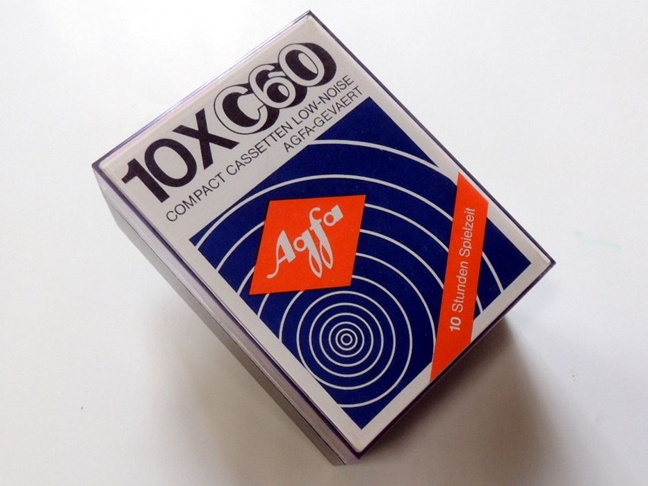 Kasety magnetofonowe AGFA zestaw 10 szt.