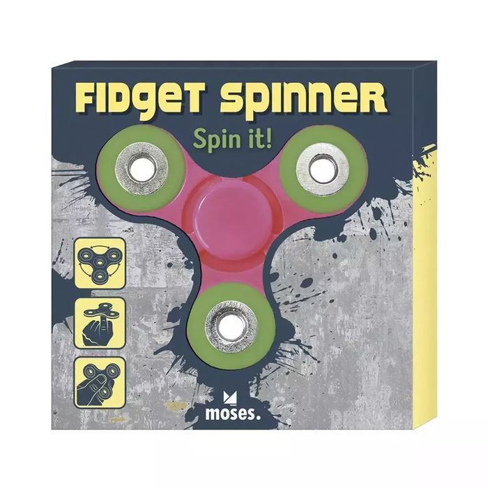 Finger Spinner różowy. moses