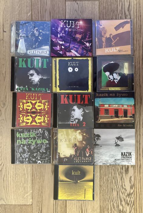 Wielka kolekcja plyt CD - 254 sztuki