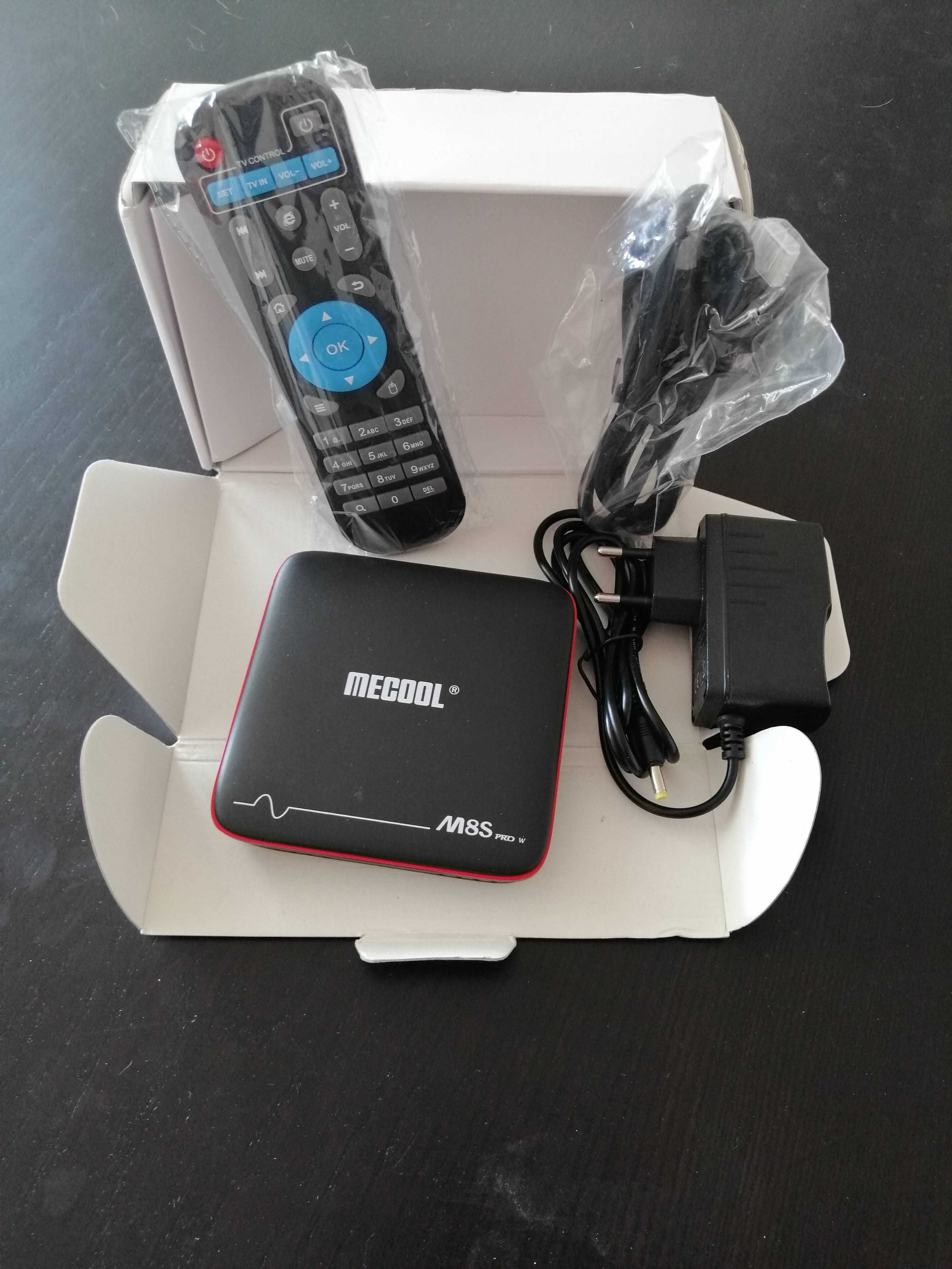 Box Smart TV 4K Android Mecool M8S PRO W