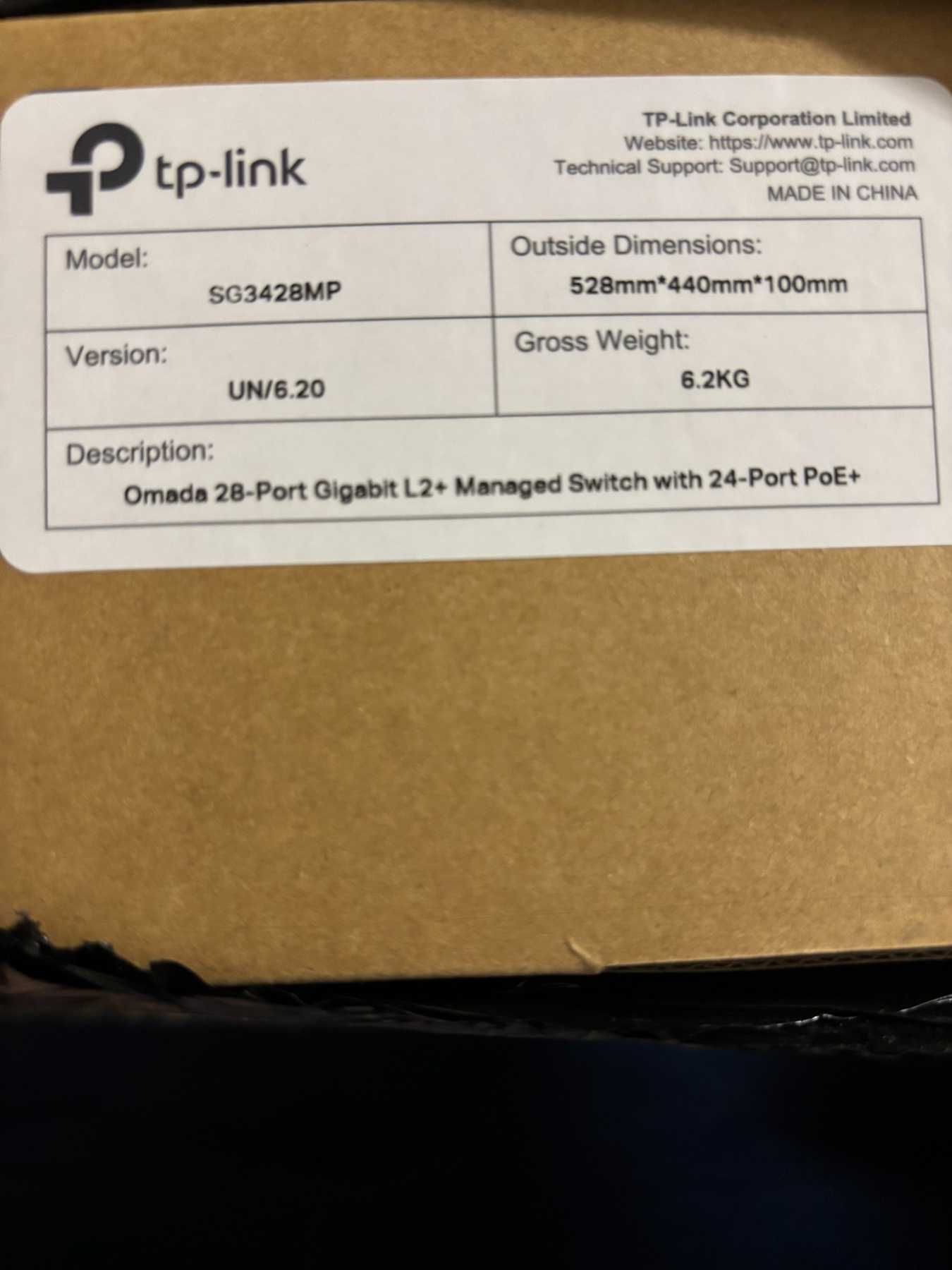 Світч керований TP-Link TL-SG3428MP
