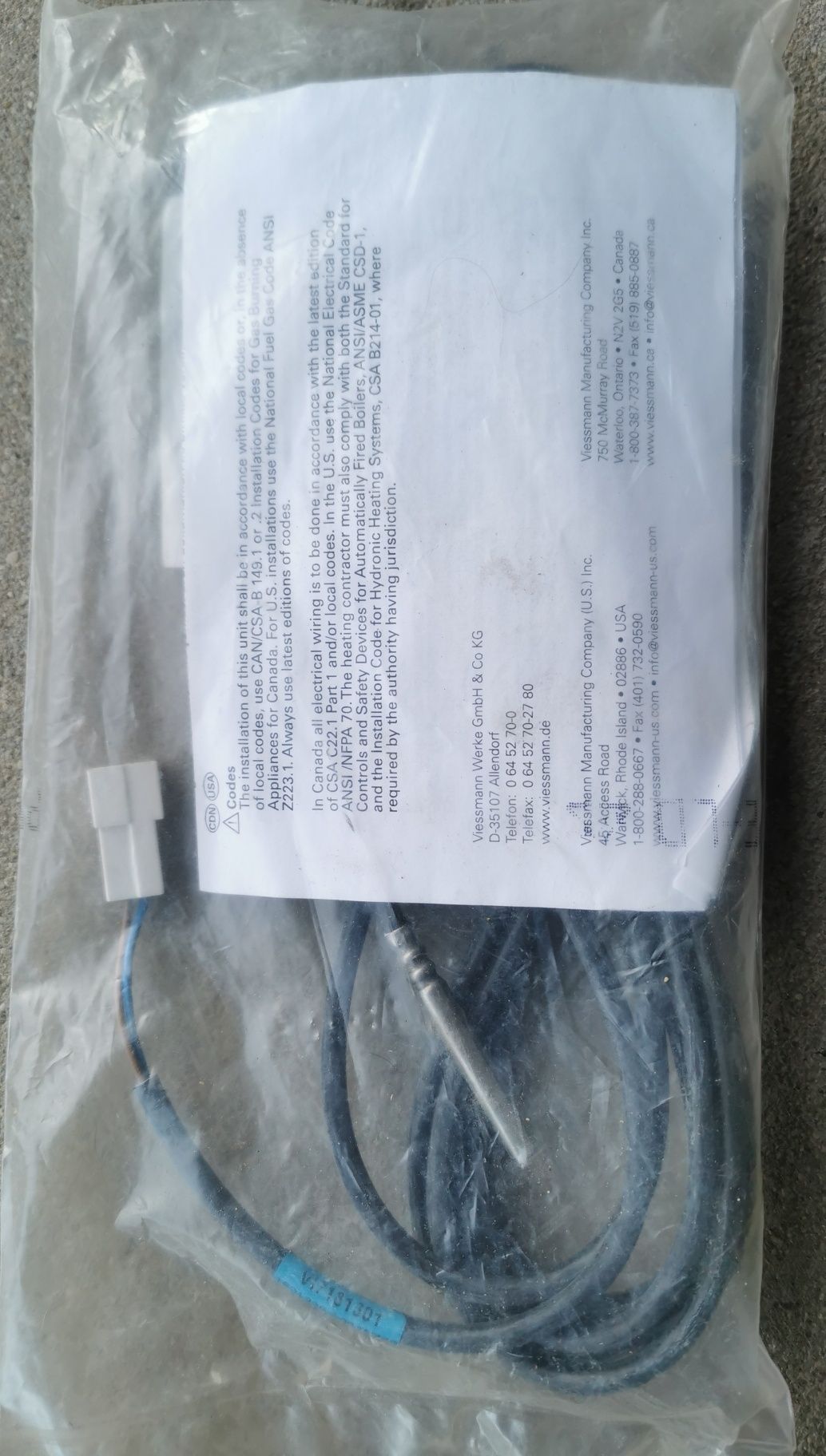 Viessmann czujnik wody NTC Vitodens