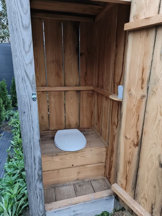 Wychodek WC toaleta na działkę budowę