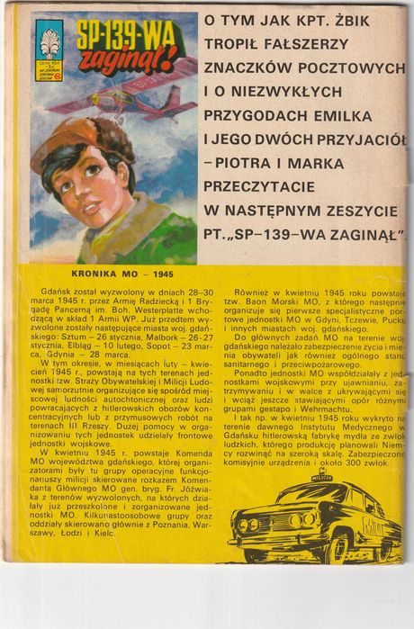 Gdzie jest jasnowłosa? Kapitan Żbik