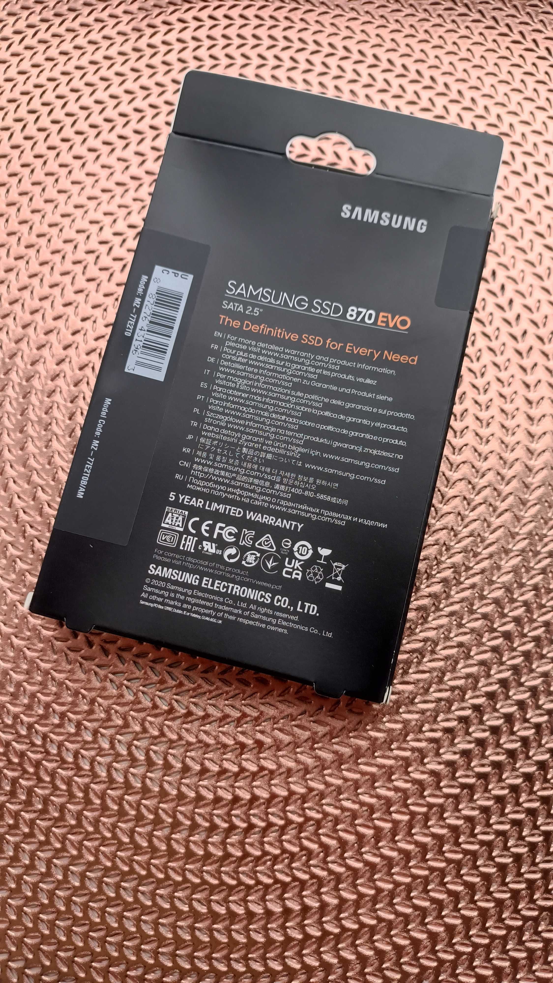 SSD накопичувач Samsung 870 EVO 2 TB (MZ-77E2T0B)