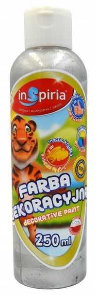 Farba Dekoracyjna Metaliczna Srebrna 250ml