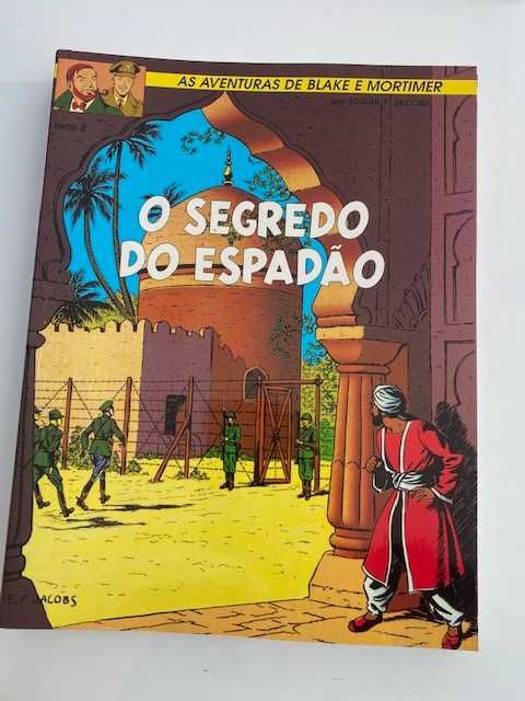 4 Livros Banda Desenhada Blake e Mortimer