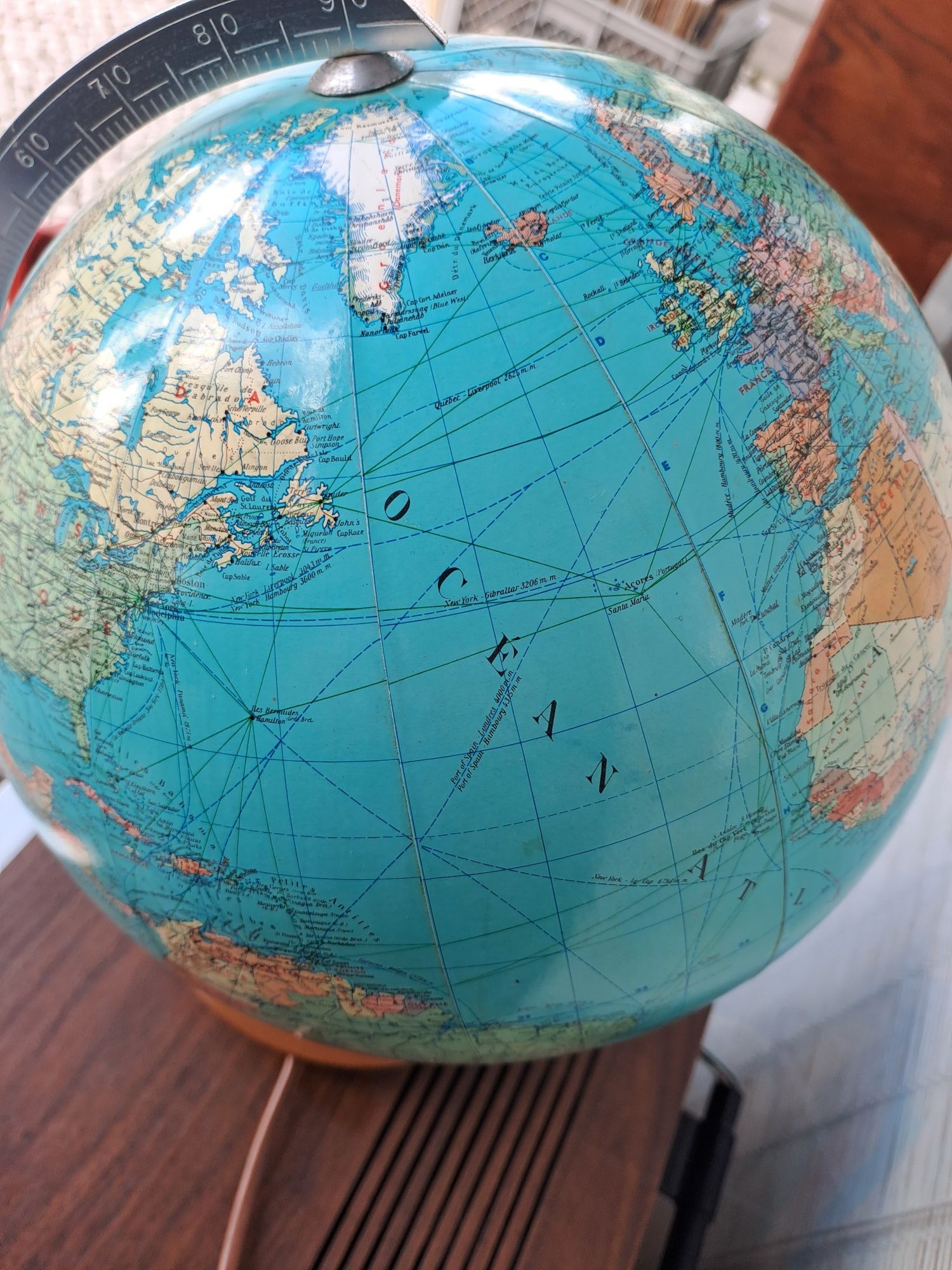 Globo antigo vintage