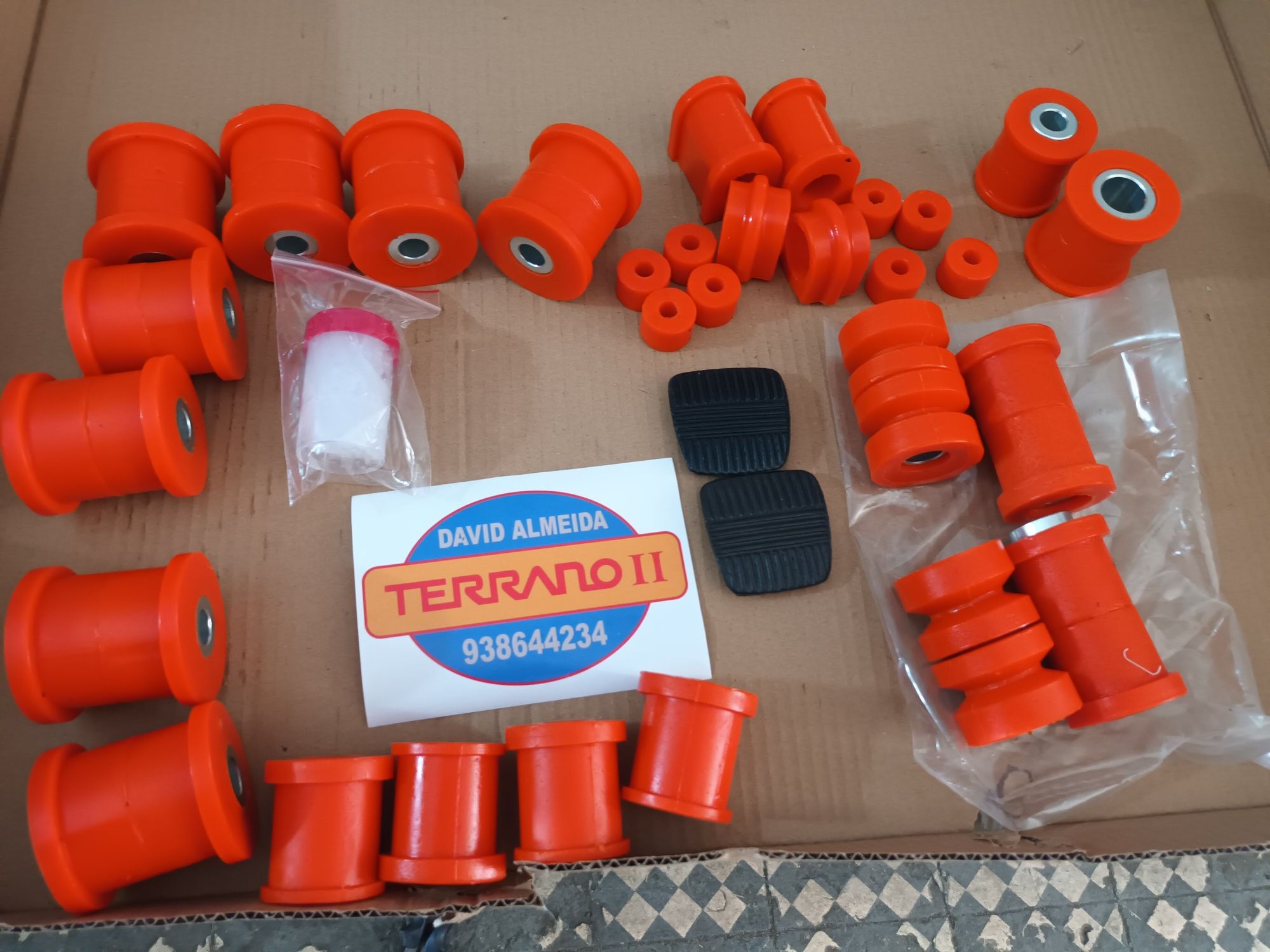Kit completo casquilhos em poliuretano para Nissan Terrano II