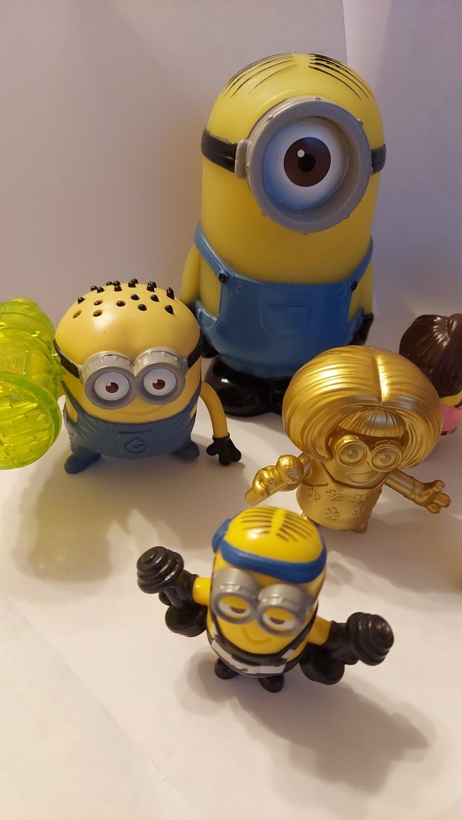 Minionki  - Figurki - Lampka- Całość 13 sztuk