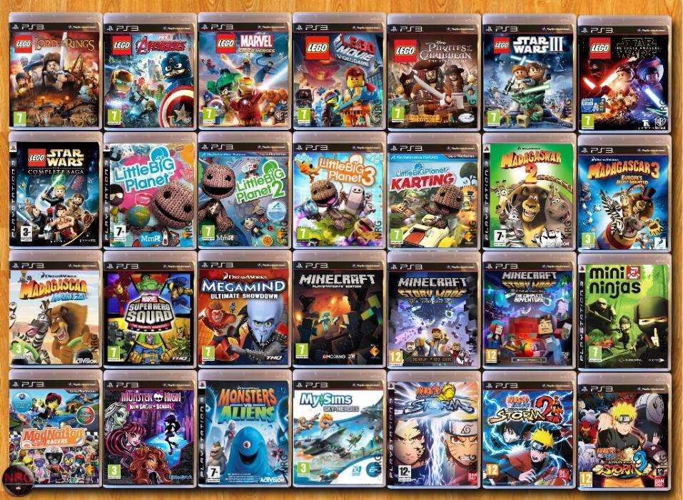 [PS3] 200 Jogos CRIANÇA/ INFANTIS < 12 Anos (Vendo à Unidade)