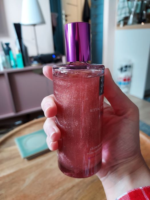 Shimmering body oil, Yozakura, Rituals, brokatowy olejek