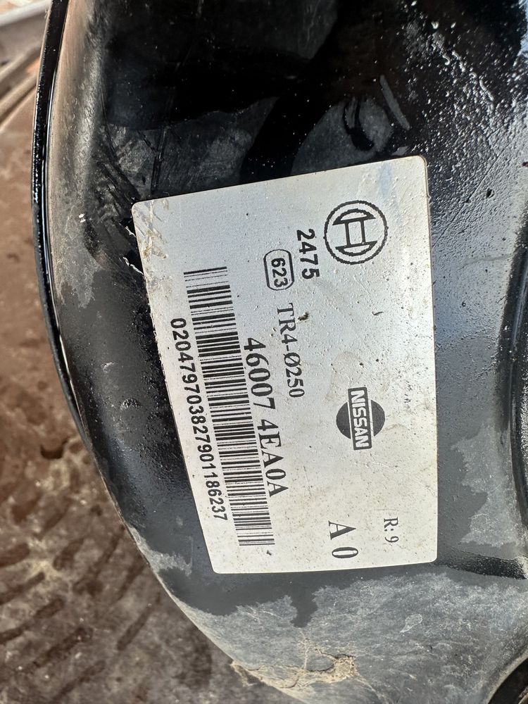 Вакуумний підсилювач Nissan Qashqai J11 1.5 dci 460074EA0A 186232445