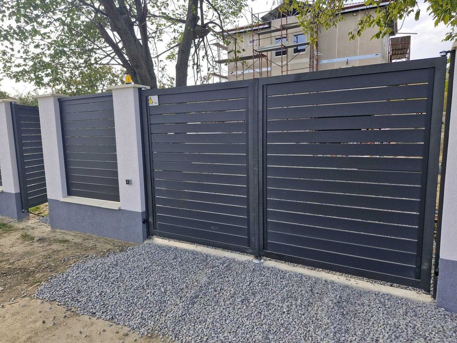 Ворота відкатні, фіртка, огорожа, замір та монтаж