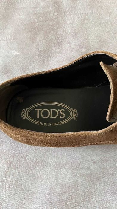 Оригінальні Замшеві Оксфорди Tods 44р