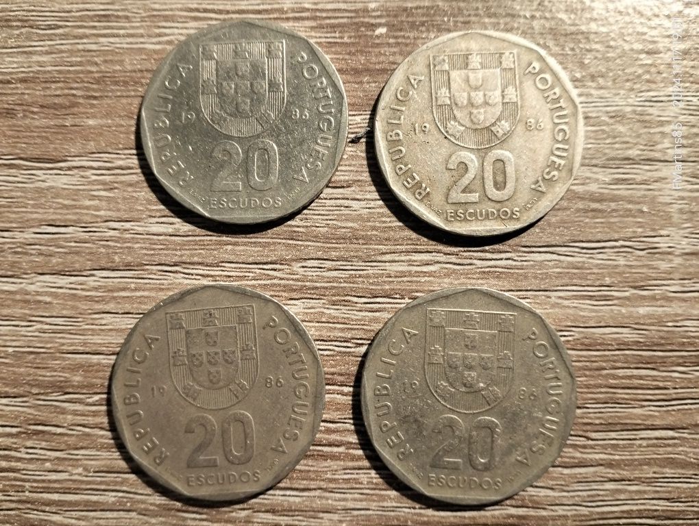 Moedas de 20 escudos