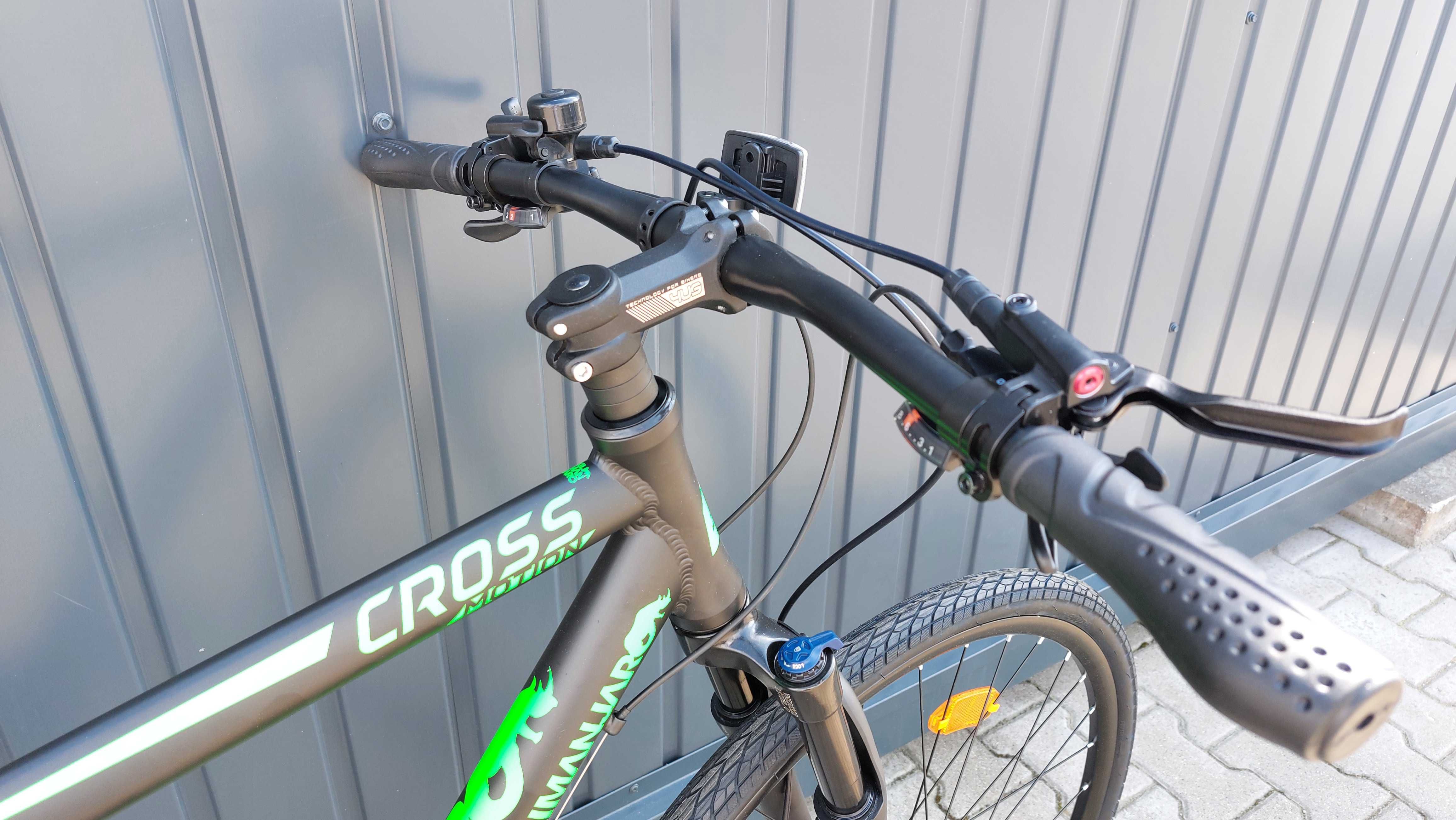 rower górski męski MTB CROSS KILIMANJARO 28" rama 56 cm, z ekspozycji