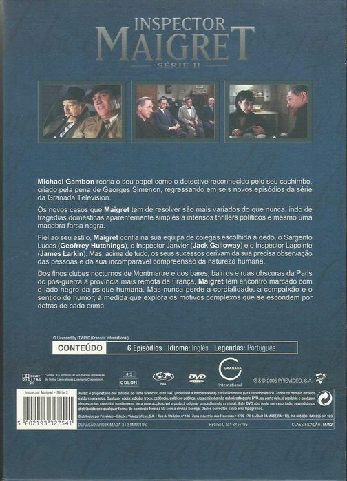 Inspector Maigret: Série II (3 DVD)