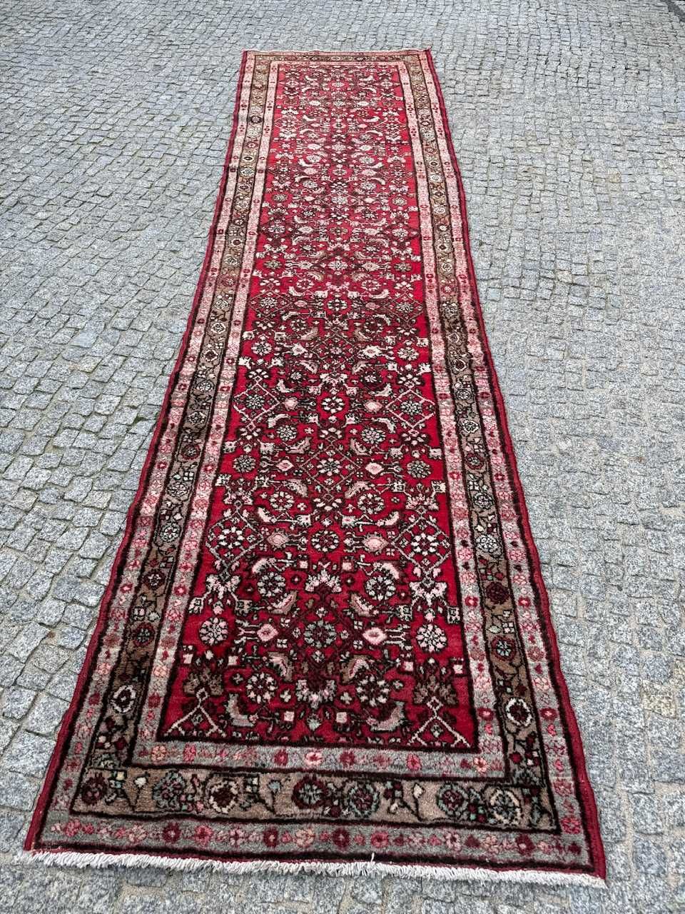 Chodnik dywan wełniany perski r.tkany Hamadan 425x105 galeria 19 tyś