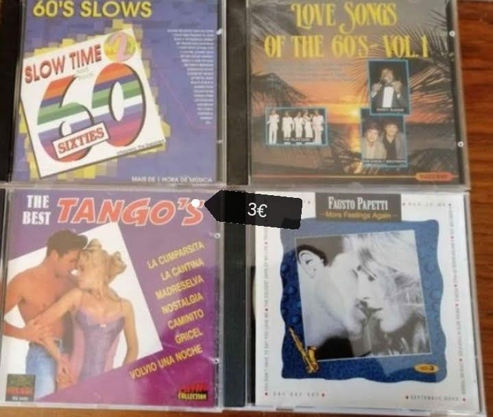 CDs e singles. Variados