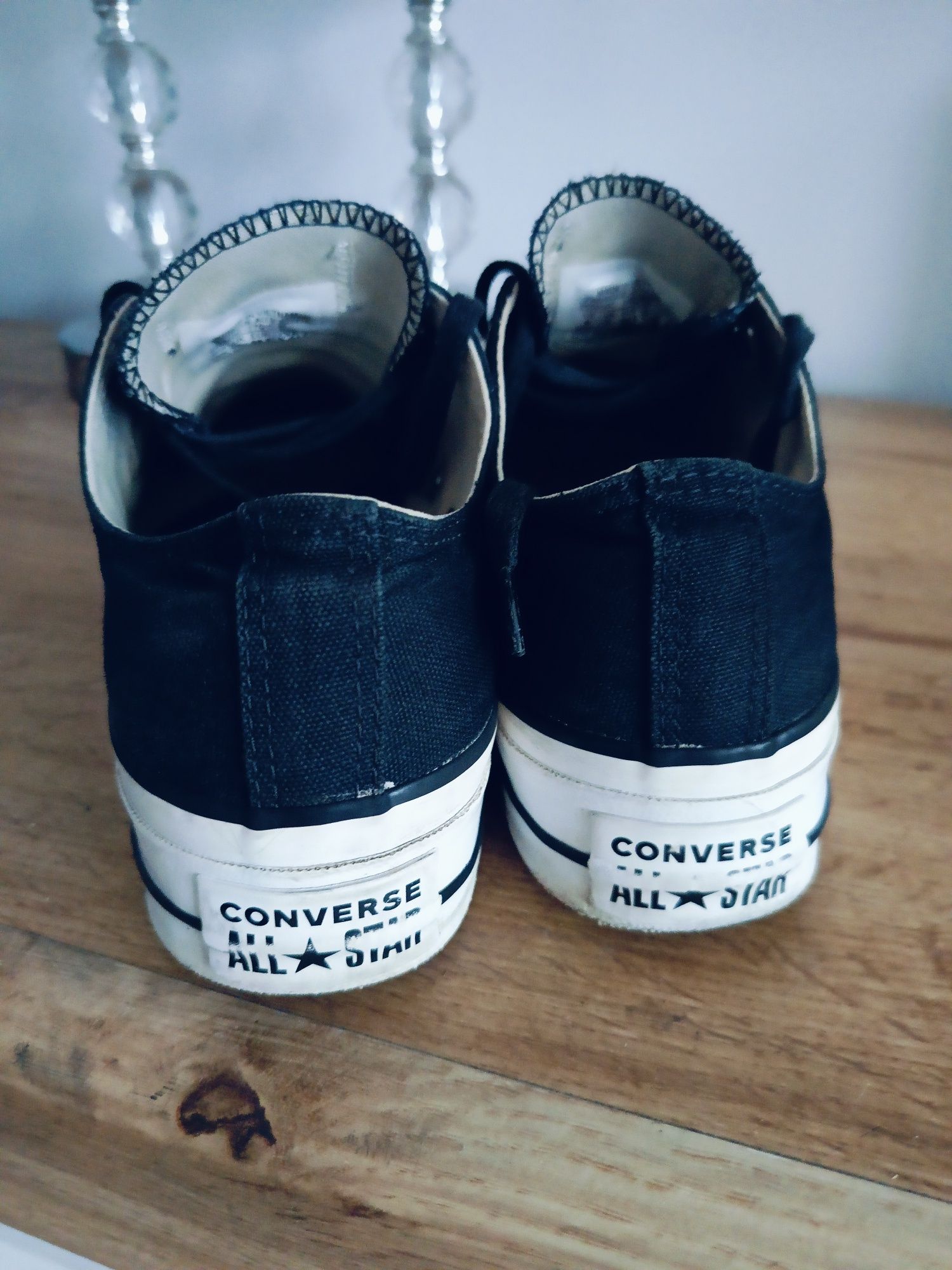 Trampki all Star Converse 36,5 czarne platforma