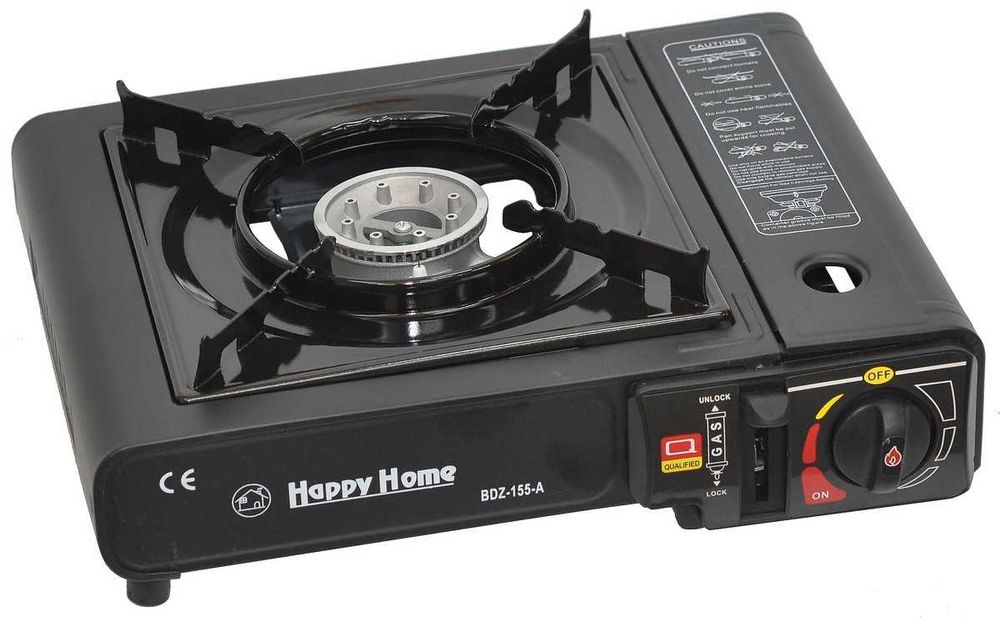 Плита газовая портативная  "Happy Home" BDZ-155-A, ins165